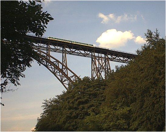 The highest railway bridge in Europe - Remscheid-Solingen/Germany